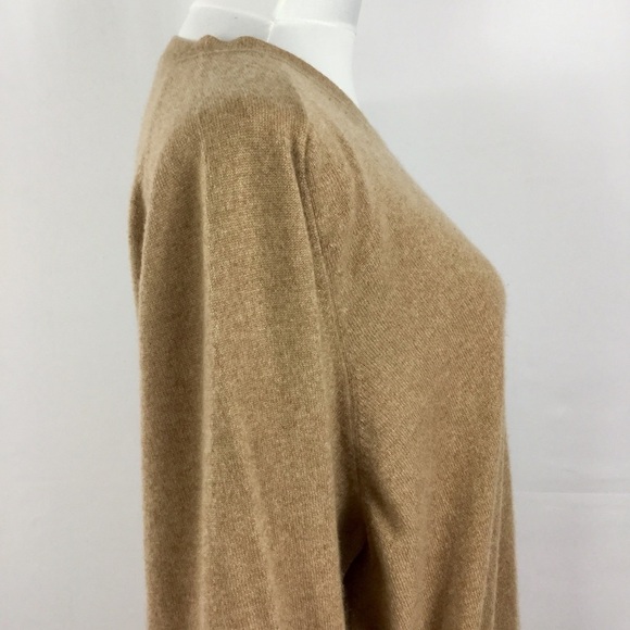 Tasso Elba Spa 100% Fine Cashmere V-Neck Pullover Sweater Size XL - Picture 11 of 13